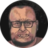 怒っている男