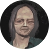 目が腫れた男
