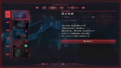 ニンジャガイデン4_チャプターチャレンジ