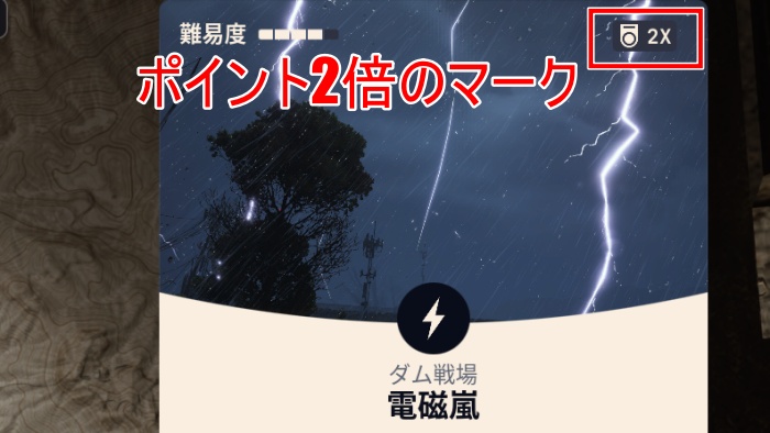 トライアル 2倍ポイント 電磁嵐