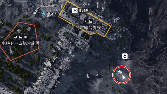 ハーベスター出現場所