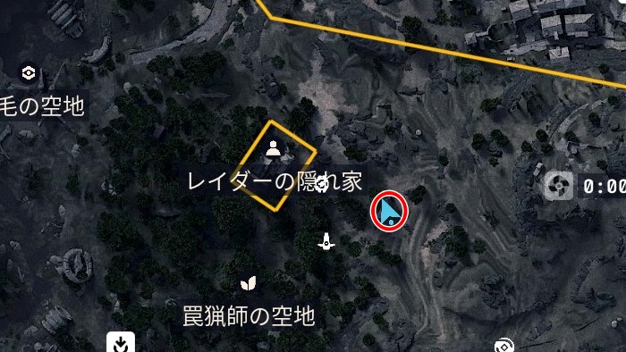 レイダーの隠れ家 スイッチ17MAP