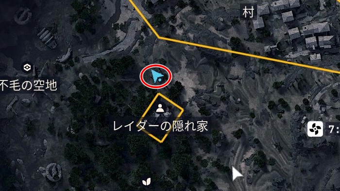 レイダーの隠れ家 スイッチ19 MAP