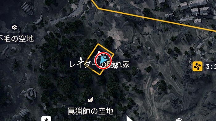 レイダーの隠れ家 スイッチ2MAP