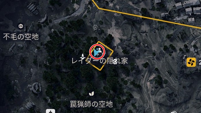 レイダーの隠れ家 スイッチ5MAP