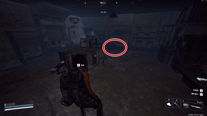 大昔の砦 地下室