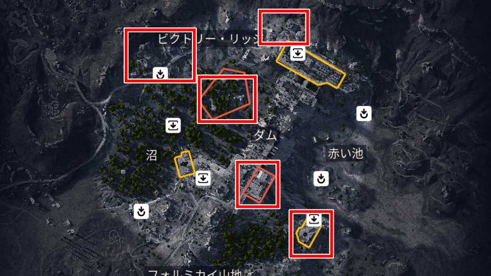 設計図ダム戦場