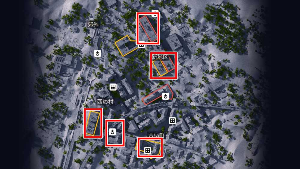 設計図埋もれた街