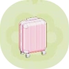 ピンクスーツケース
