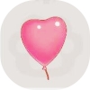 ピンクハートのバルーン