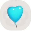 ブルーハートのバルーン