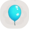 ブルーロリポップのバルーン