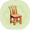 中華風木製椅子