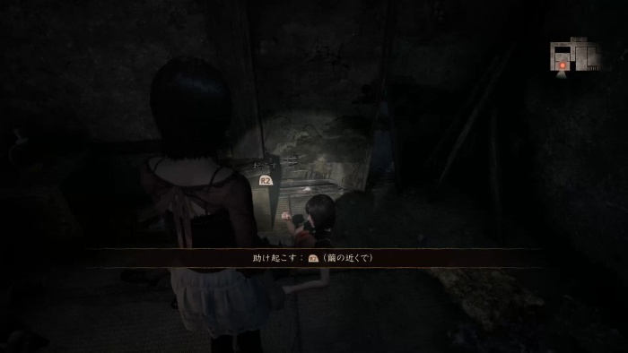 繭を助け上げる