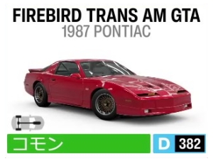 FIREBIRD TRANS AM GTA