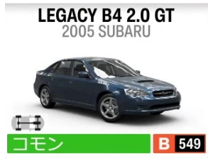 LEGACY B4 2.0 GT