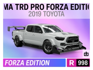 TACOMA TRD PRO FORZA EDITION